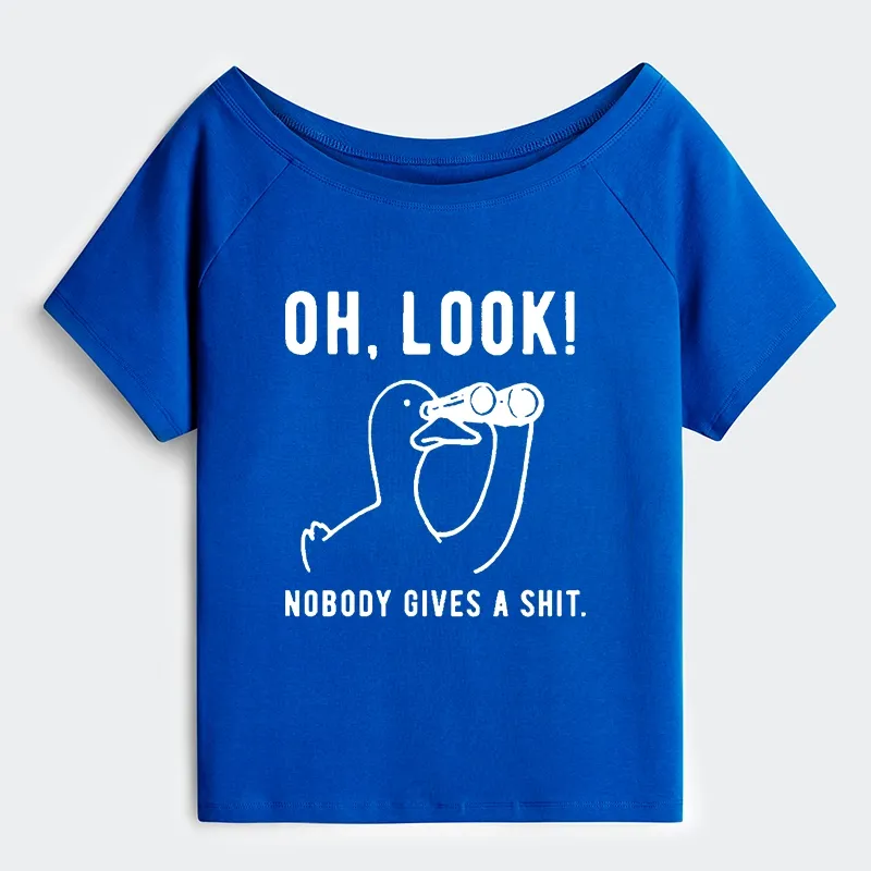 Tokyo-Tiger No One Cares About The Duck Off Shoulder T-Shirt