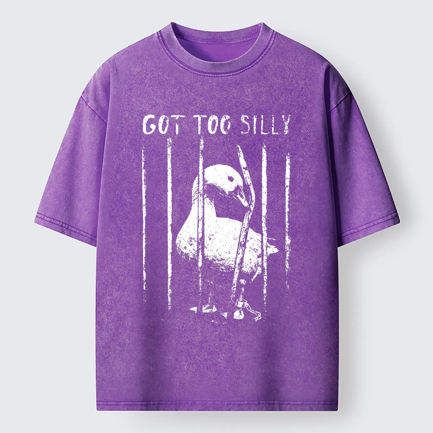 Tokyo-Tiger Got Too Silly Goose Washed T-Shirt