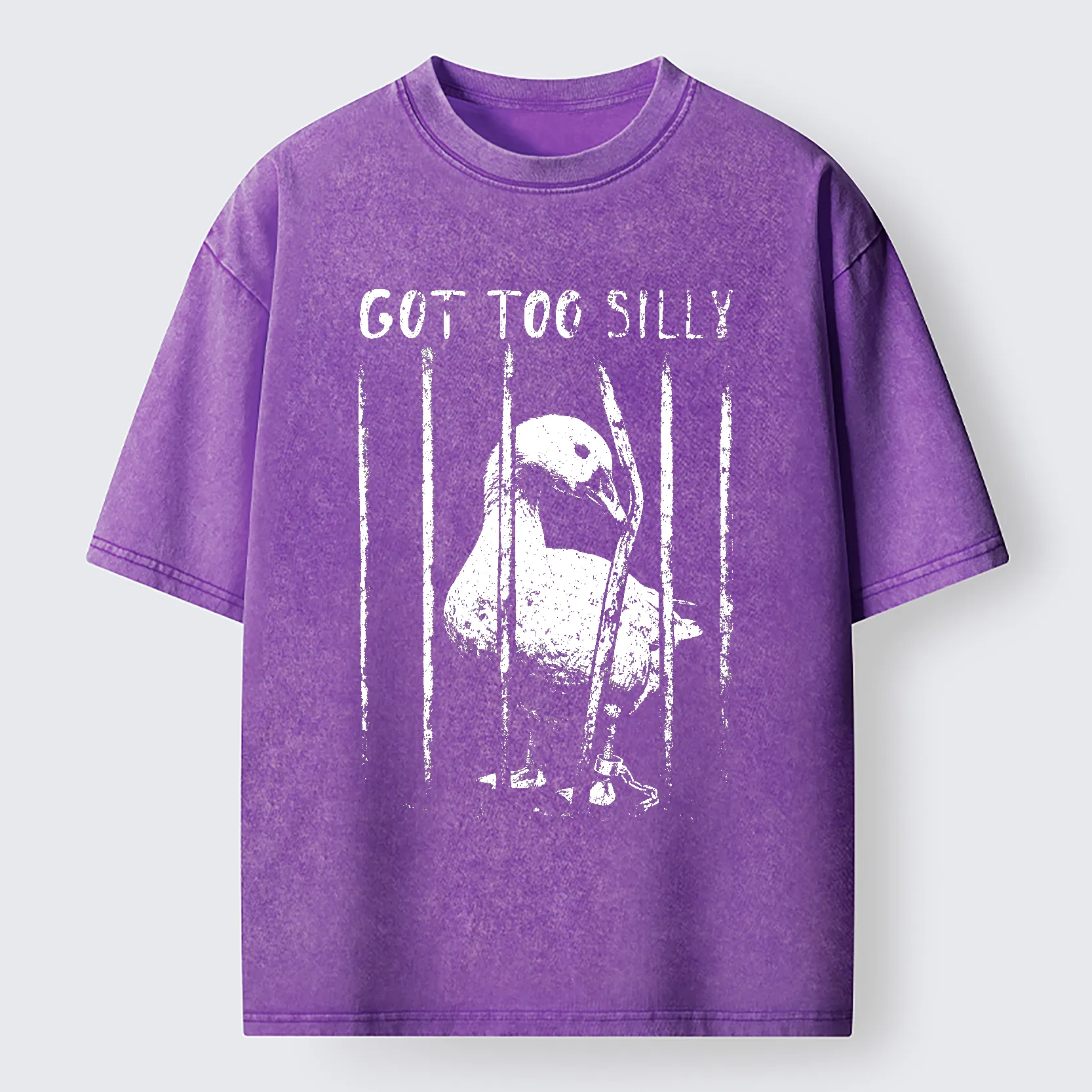 Tokyo-Tiger Got Too Silly Goose Washed T-Shirt
