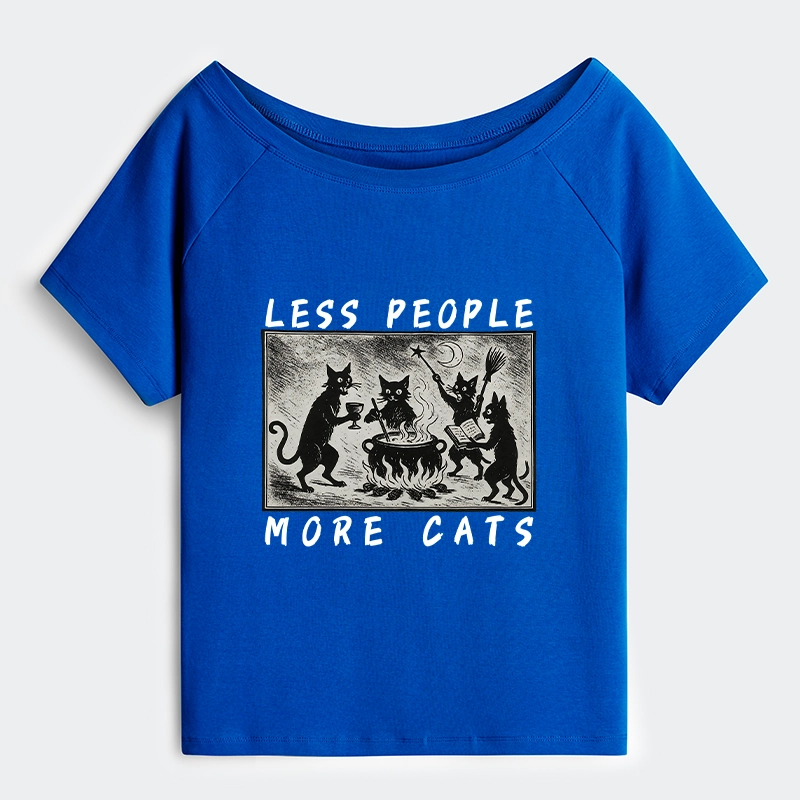 Tokyo-Tiger Cat Sacrifice Ceremony Off Shoulder T-Shirt