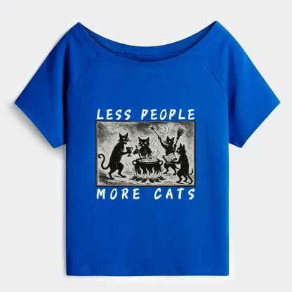 Tokyo-Tiger Cat Sacrifice Ceremony Off Shoulder T-Shirt