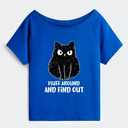 Tokyo-Tiger Consequences Of Fooling Around Off Shoulder T-Shirt