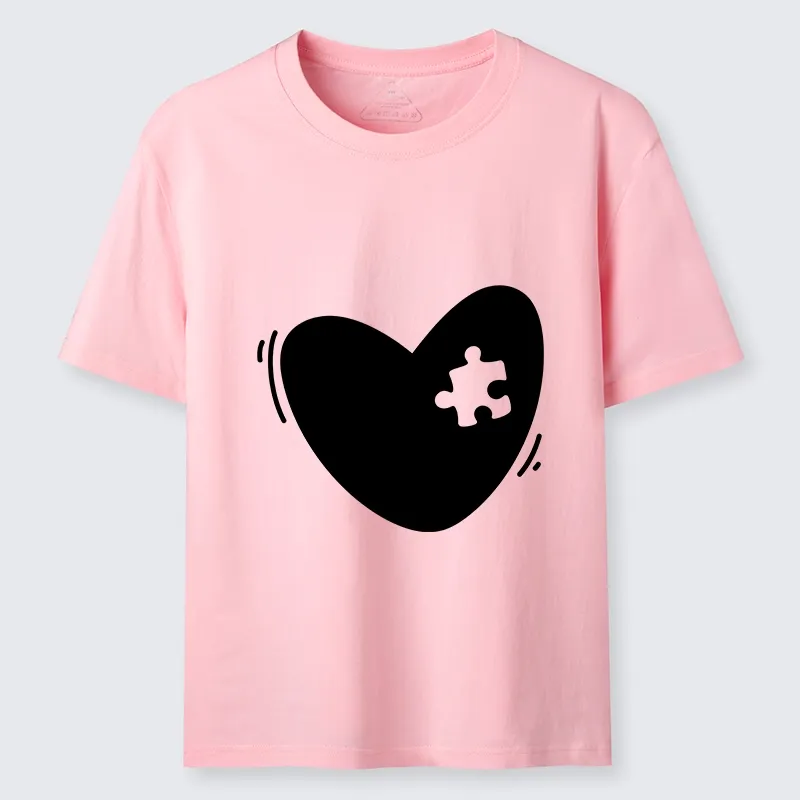 Tokyo-Tiger Cute Heart Puzzle Classic T-Shirt