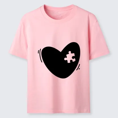 Tokyo-Tiger Cute Heart Puzzle Classic T-Shirt