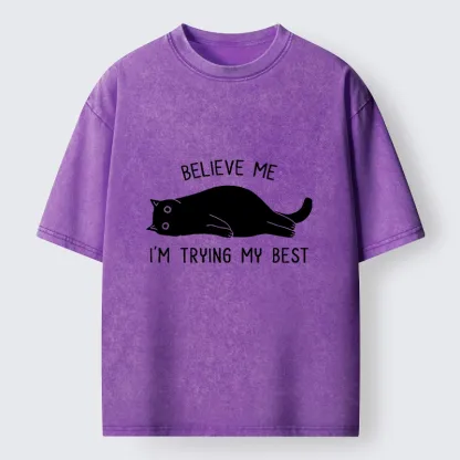 Tokyo-Tiger When Life Is Hard Nap First Washed T-Shirt