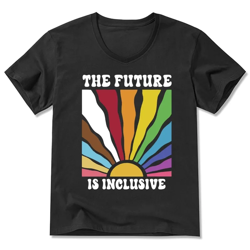 Tokyo-Tiger Pride Future Is Inclusive V-Neck Classic T-Shirt