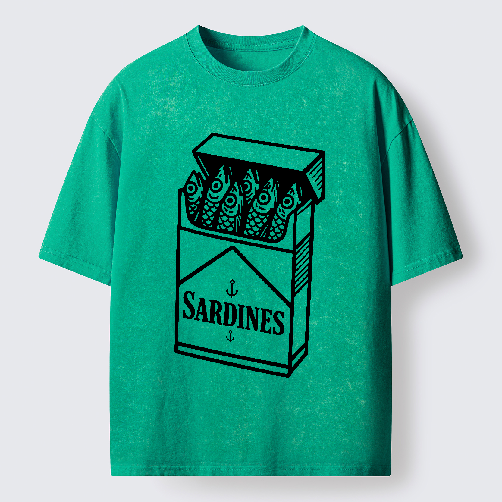 Tokyo-Tiger Deep Snack Washed T-Shirt