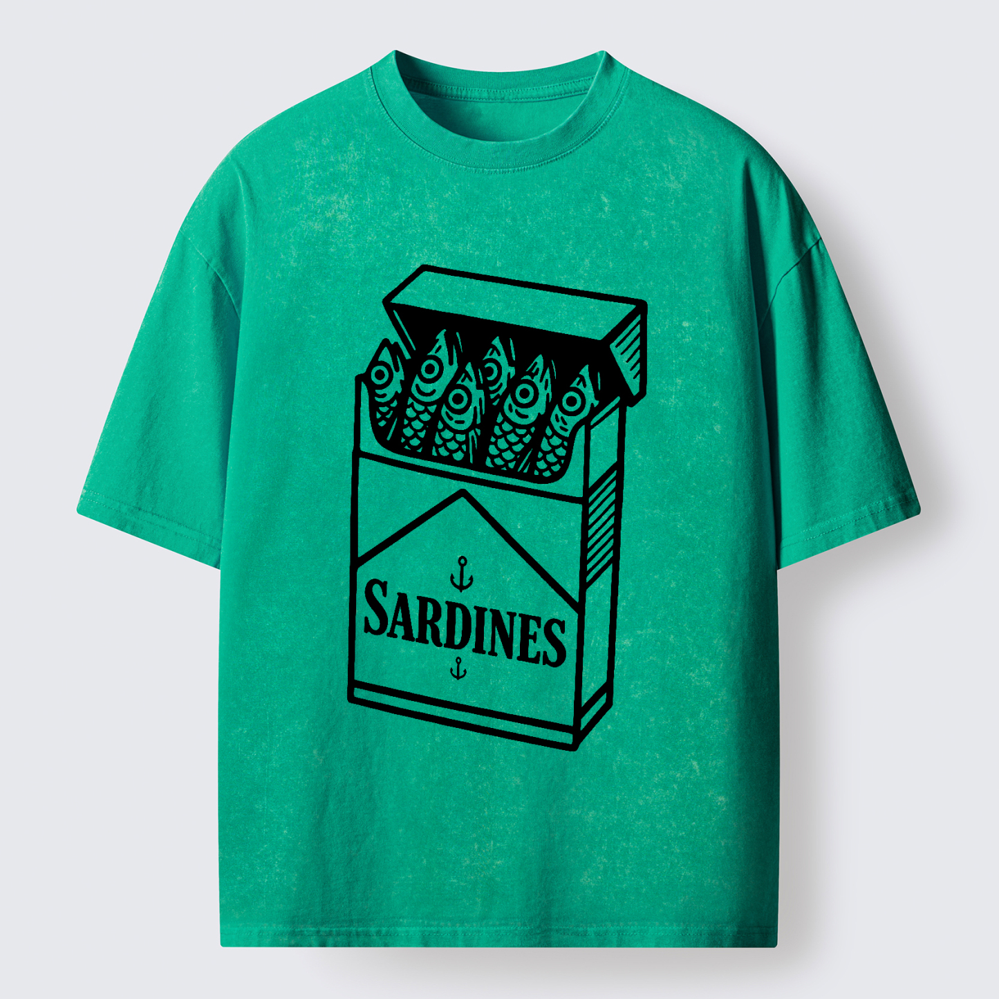 Tokyo-Tiger Deep Snack Washed T-Shirt