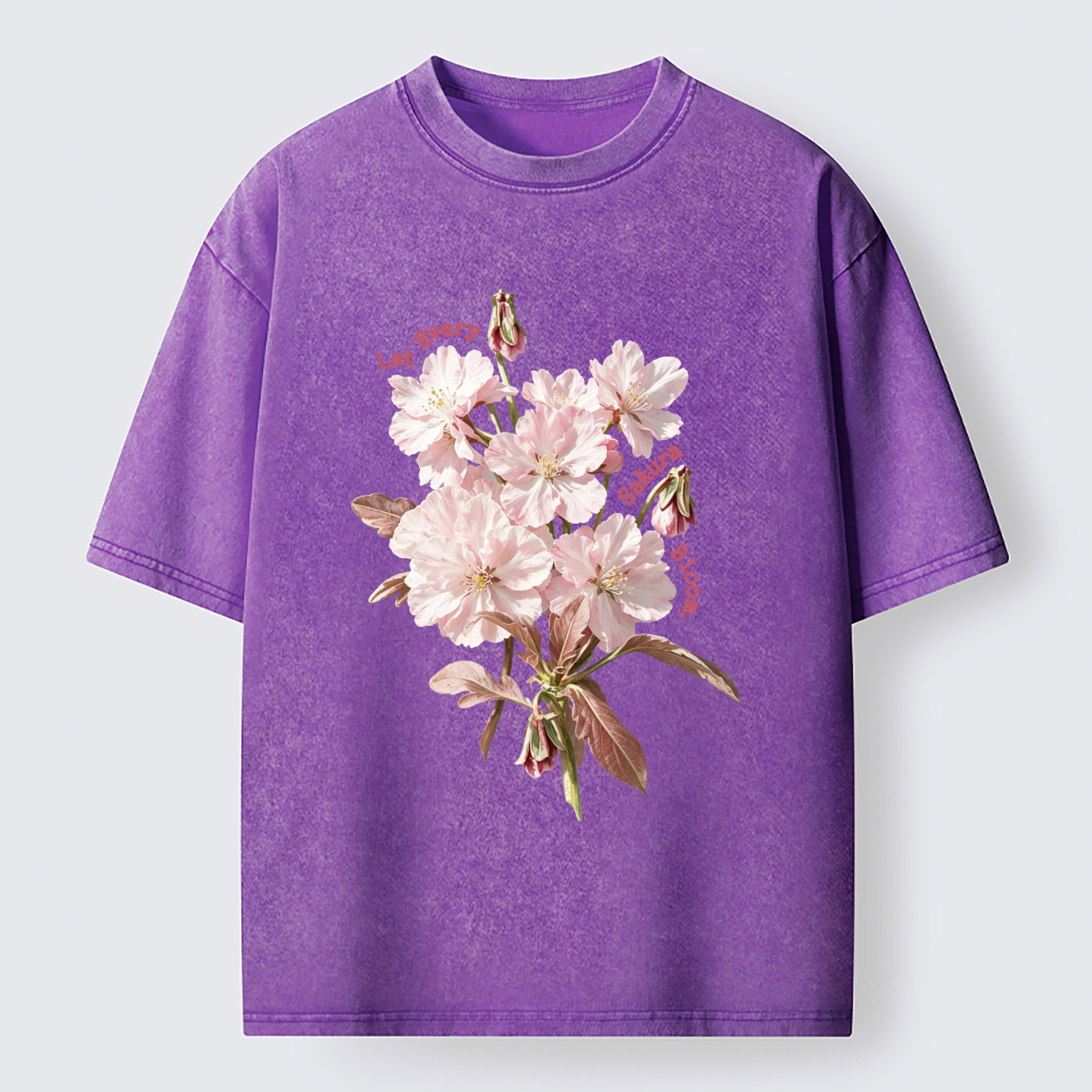 Tokyo-Tiger Let Every Sakura Bloom Washed T-Shirt