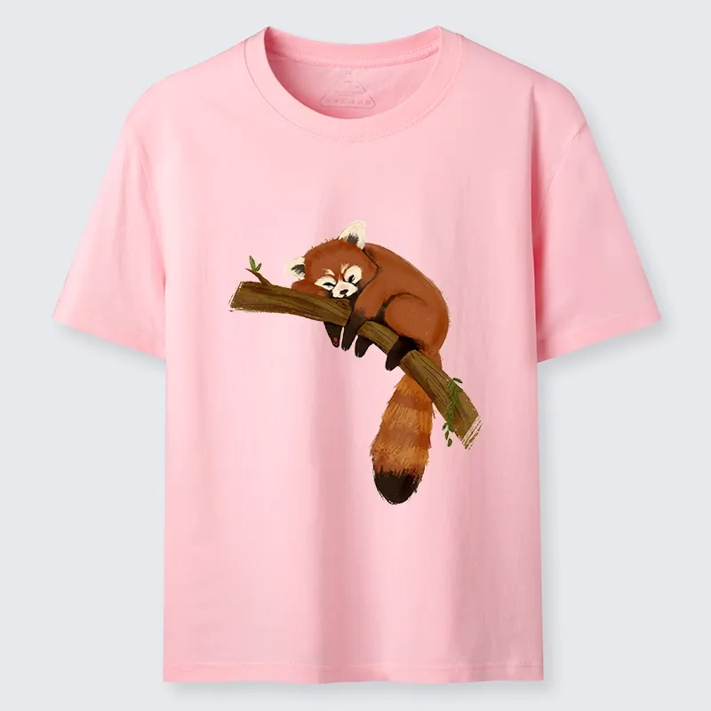 Tokyo-Tiger Cute Red Panda Sleepy Time Classic T-Shirt