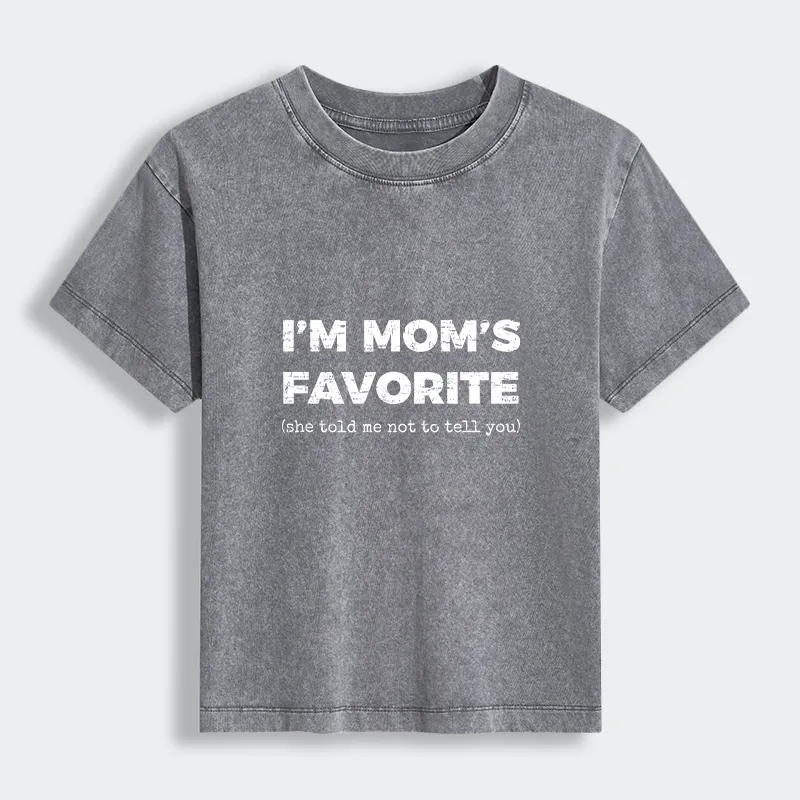 Tokyo-Tiger Mother's Day Jokes Women's Washed T-shirt