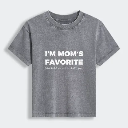 Tokyo-Tiger Mother's Day Jokes Women's Washed T-shirt