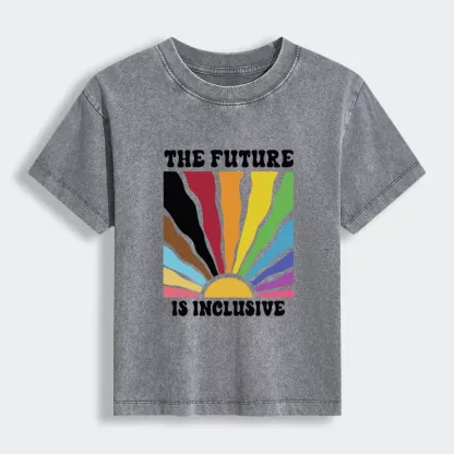 Tokyo-Tiger Pride Future Is Inclusive Women's Washed T-shirt