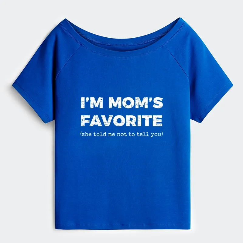 Tokyo-Tiger Mother's Day Jokes Off Shoulder T-Shirt