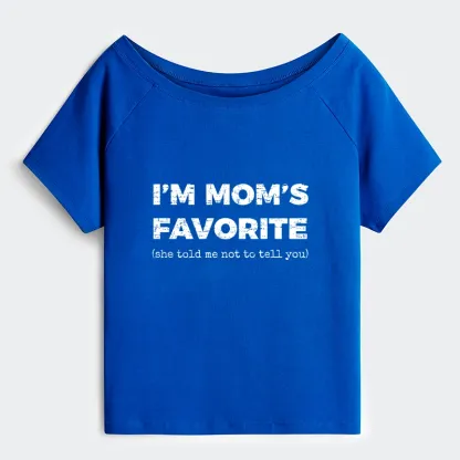 Tokyo-Tiger Mother's Day Jokes Off Shoulder T-Shirt