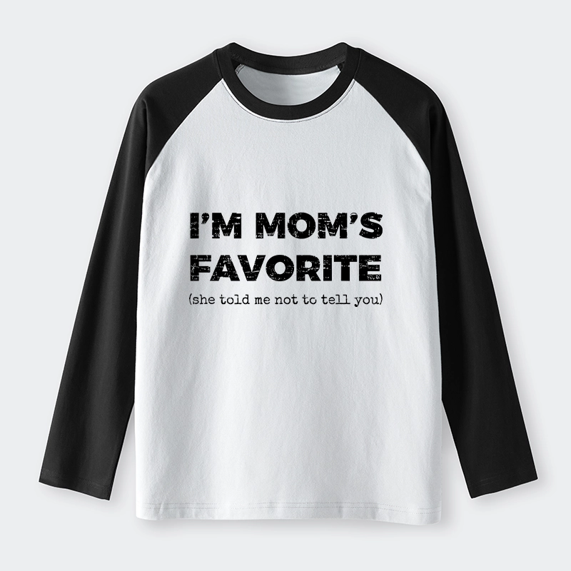 Tokyo-Tiger Mother's Day Jokes Raglan Long Sleeve T-shirt
