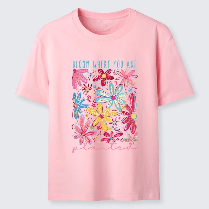 Tokyo-Tiger Positive Flower Vibe Classic T-Shirt