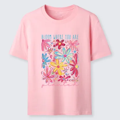 Tokyo-Tiger Positive Flower Vibe Classic T-Shirt
