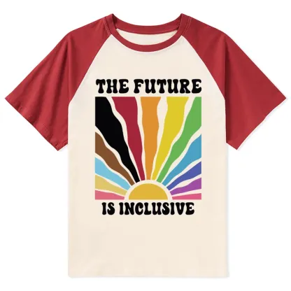Tokyo-Tiger Pride Future Is Inclusive Raglan T-shirt