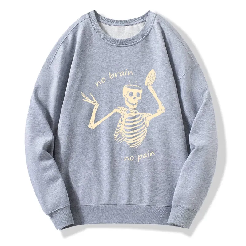 Tokyo-Tiger Skeletons Feel No Pain Classic Sweatshirt