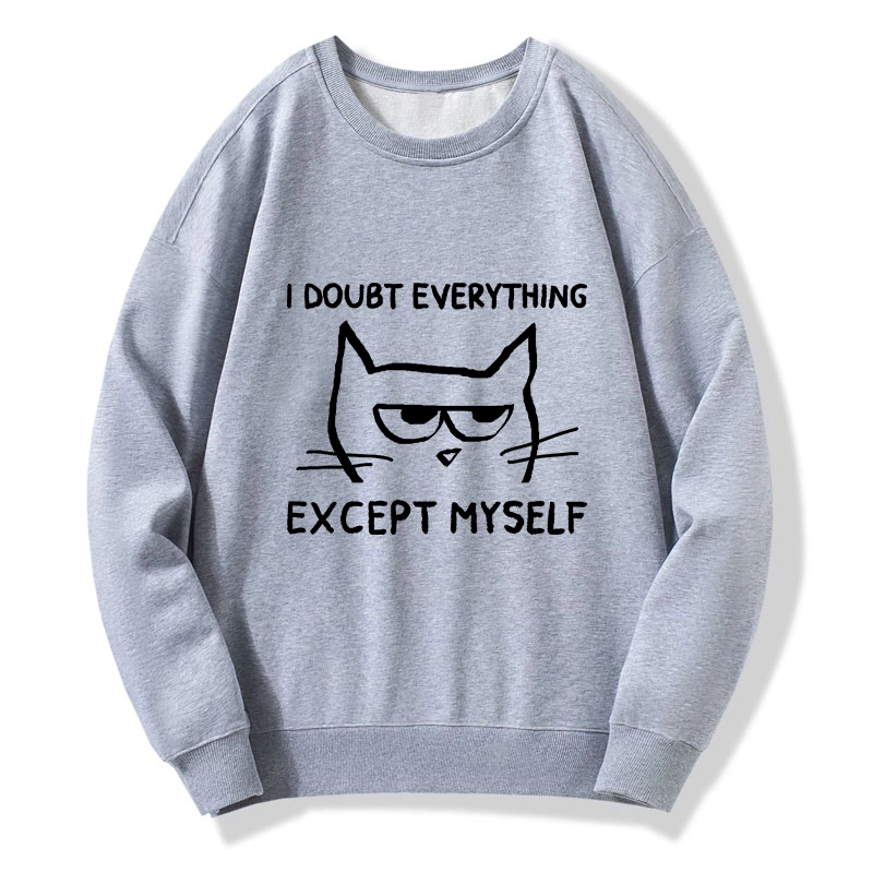 Tokyo-Tiger Confident Kitten Classic Sweatshirt