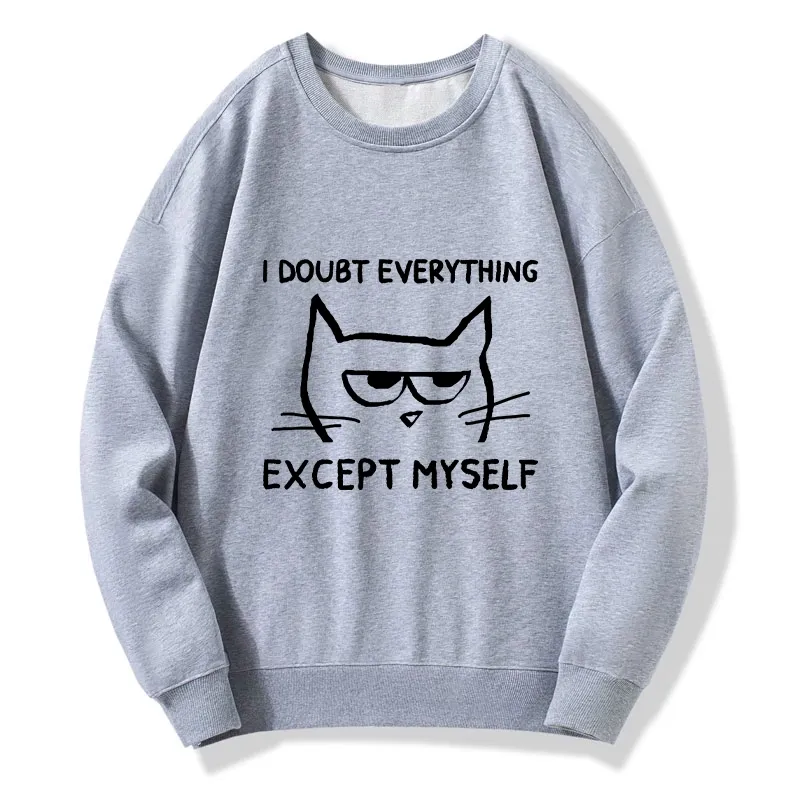 Tokyo-Tiger Confident Kitten Classic Sweatshirt