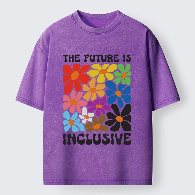 Tokyo-Tiger Inclusive World For Everyone Washed T-Shirt