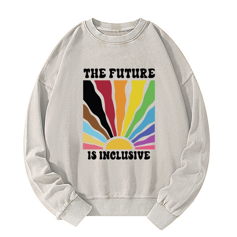 Tokyo-Tiger Pride Future Is Inclusive Washed Sweatshirt