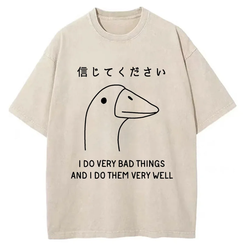 Tokyo-Tiger Please Trust Me Washed T-Shirt