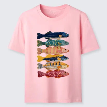 Tokyo-Tiger Colorful Fish Art Collection Classic T-Shirt
