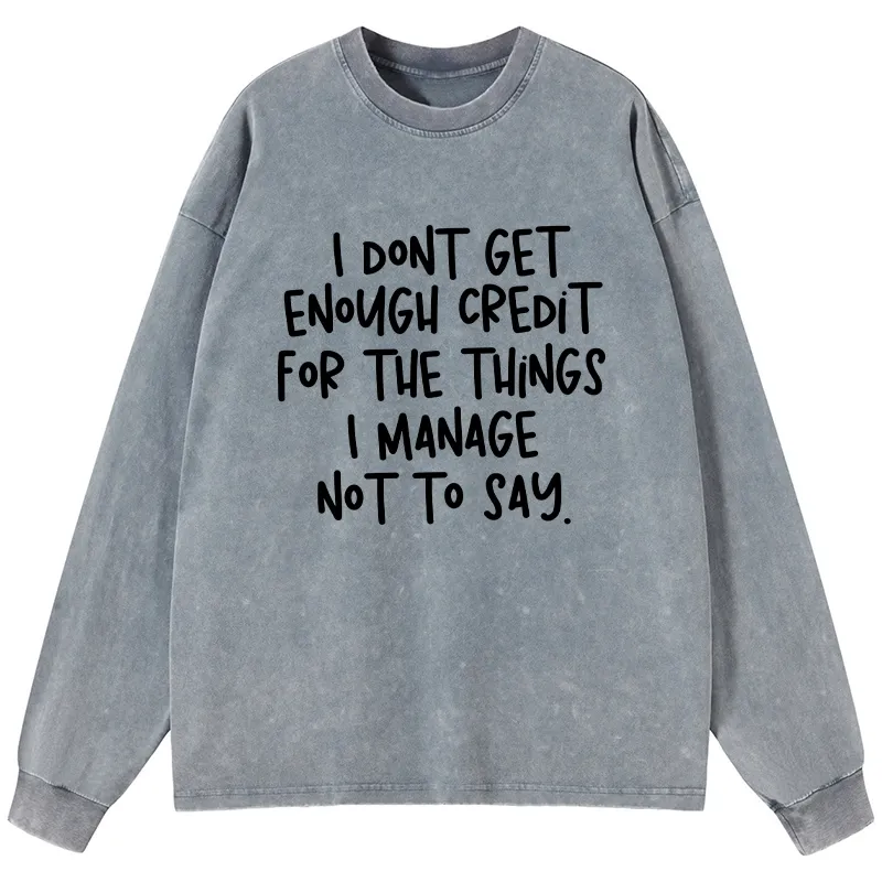 Tokyo-Tiger Saying No Is A Superpower Washed Long Sleeve T-Shirt Sale