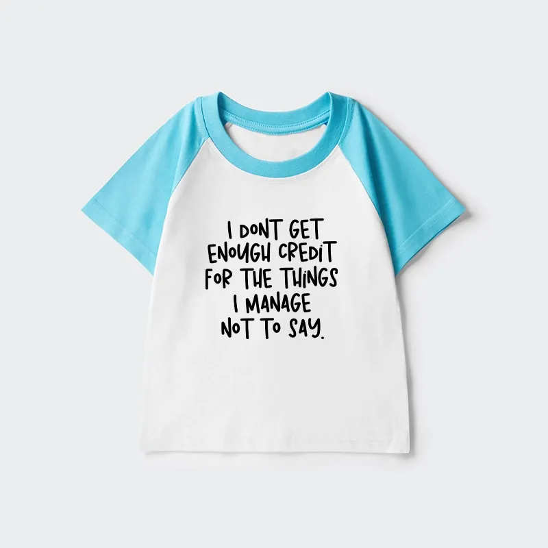 Tokyo-Tiger Saying No Is A Superpower Kids Raglan T-shirt