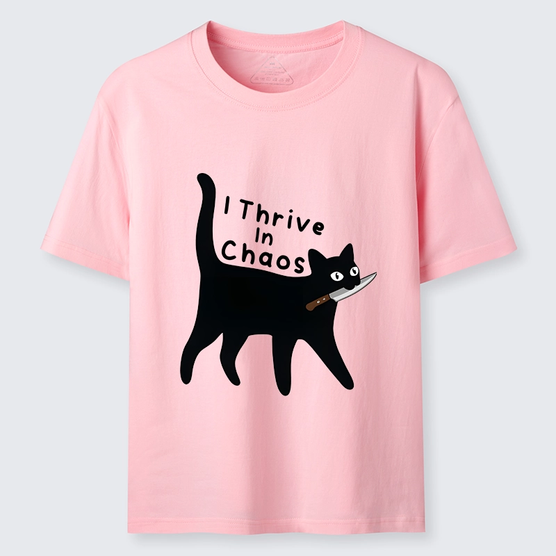 Tokyo-Tiger Chaotic Black Cat With Knife Classic T-Shirt
