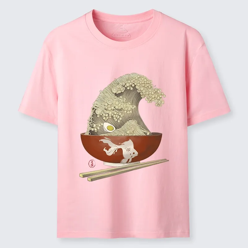 Tokyo-Tiger Kanagawa Noodle Wave Food Art Classic T-Shirt