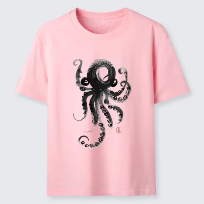 Tokyo-Tiger Japanese Ink Octopus Art Classic T-Shirt