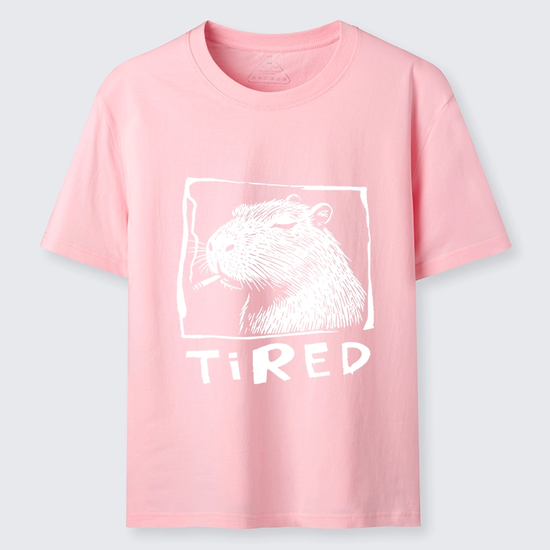 Tokyo-Tiger Tired Life Funny Capybara Art Classic T-Shirt