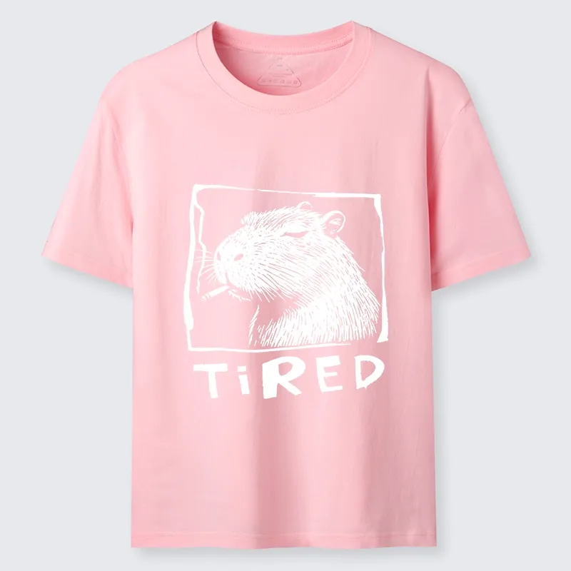 Tokyo-Tiger Tired Life Funny Capybara Art Classic T-Shirt