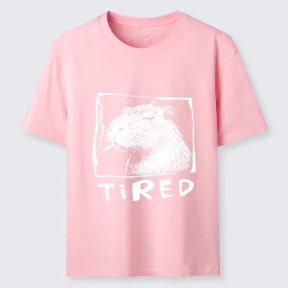 Tokyo-Tiger Tired Life Funny Capybara Art Classic T-Shirt