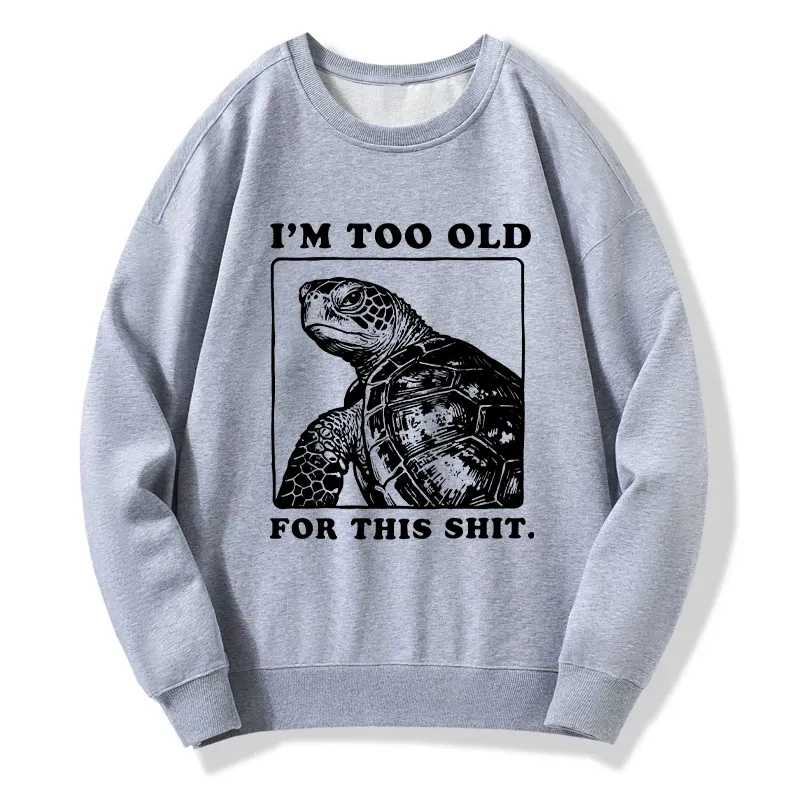 Tokyo-Tiger Turtle I Quit Meme Energy Classic Sweatshirt