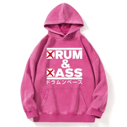 Tokyo-Tiger Drum And Bass Funny Washed Hoodie