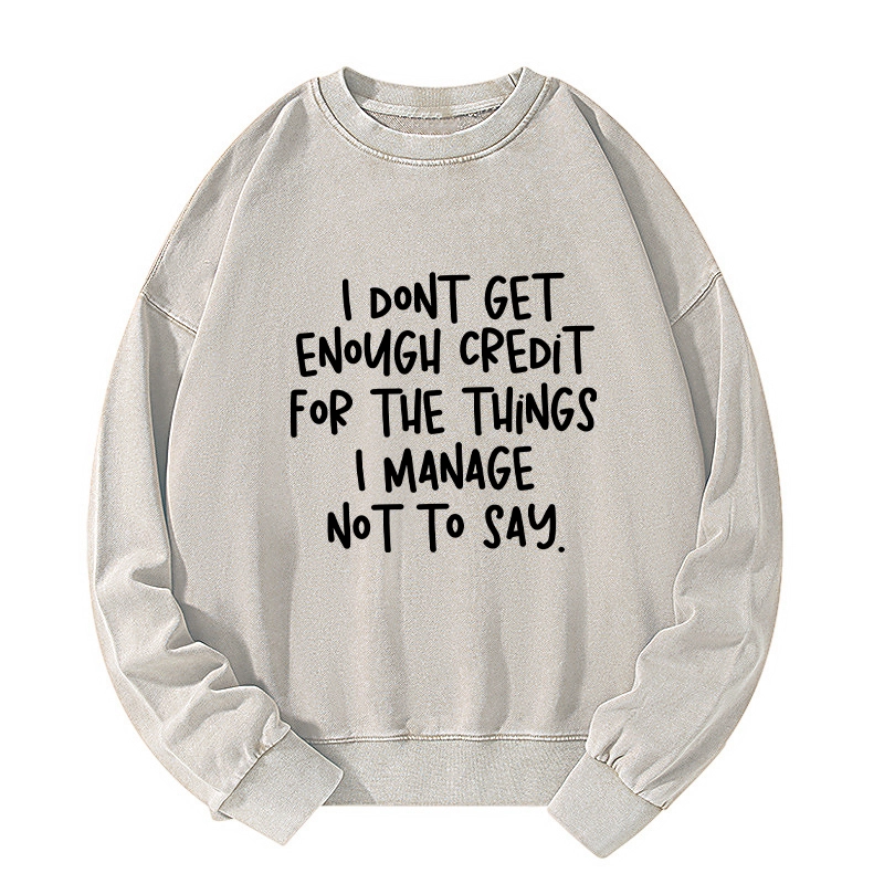 Tokyo-Tiger Saying No Is A Superpower Washed Sweatshirt