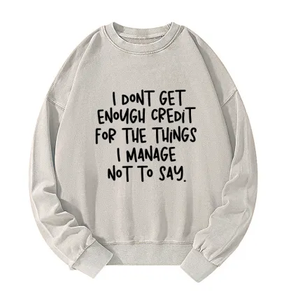 Tokyo-Tiger Saying No Is A Superpower Washed Sweatshirt