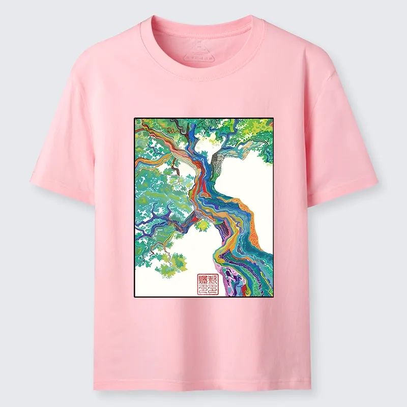 Tokyo-Tiger Colorful Magic Tree Classic T-Shirt