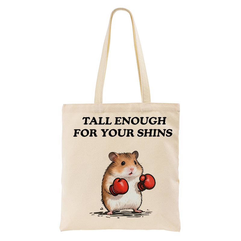 Tokyo-Tiger Meme Hamster With Boxing Gloves Tote Bag