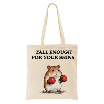 Tokyo-Tiger Meme Hamster With Boxing Gloves Tote Bag