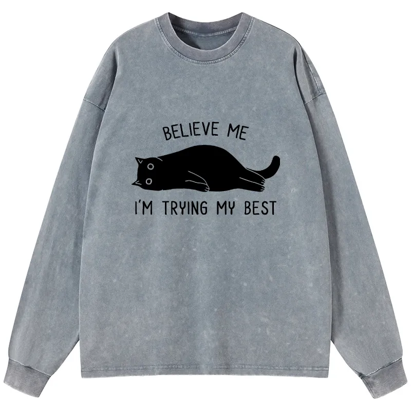 Tokyo-Tiger When Life Is Hard Nap First Washed Long Sleeve T-Shirt Sale
