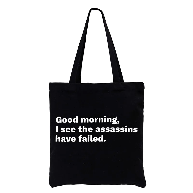 Tokyo-Tiger Assassins Failed Morning Quote Art Tote Bag