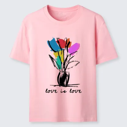 Tokyo-Tiger Pride Tulip Love Is Love Classic T-Shirt