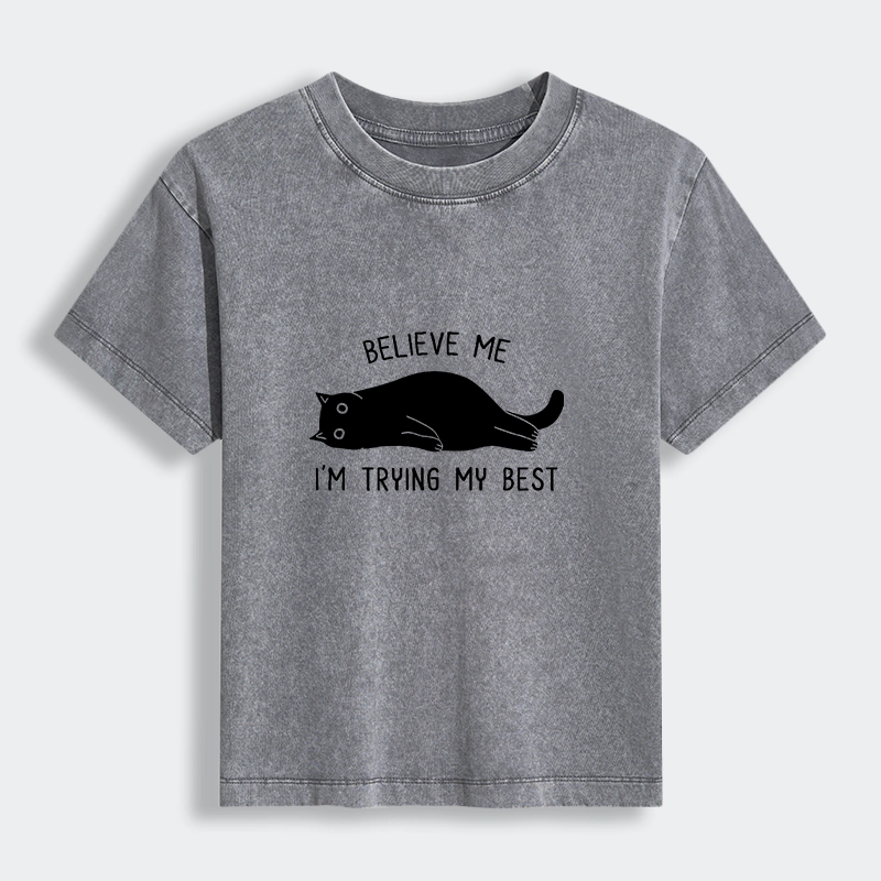 Tokyo-Tiger When Life Is Hard Nap First Women's Washed T-shirt