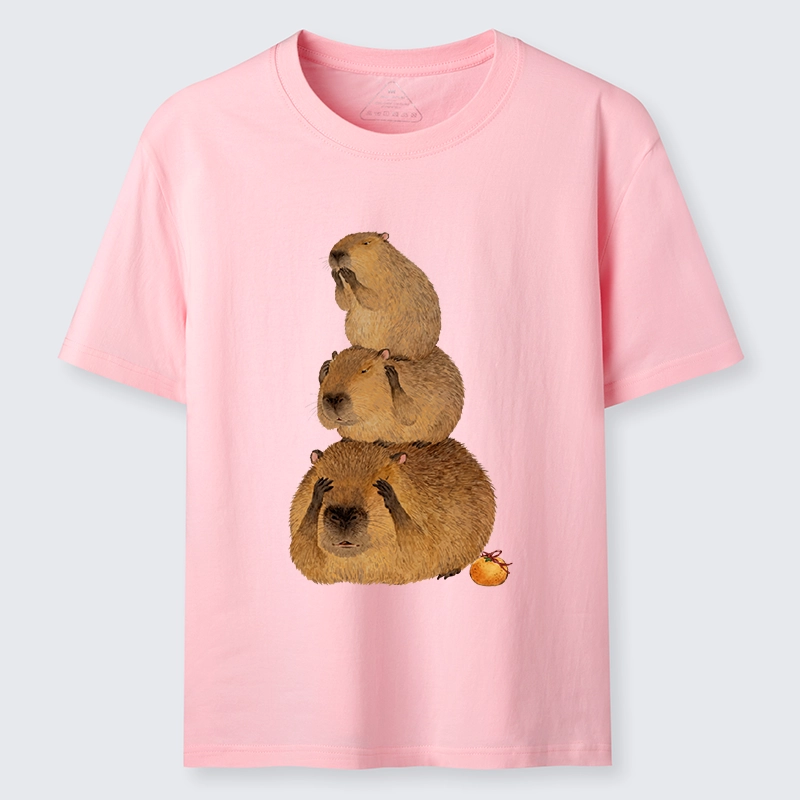 Tokyo-Tiger Capybara Hear No Evil Meme Classic T-Shirt